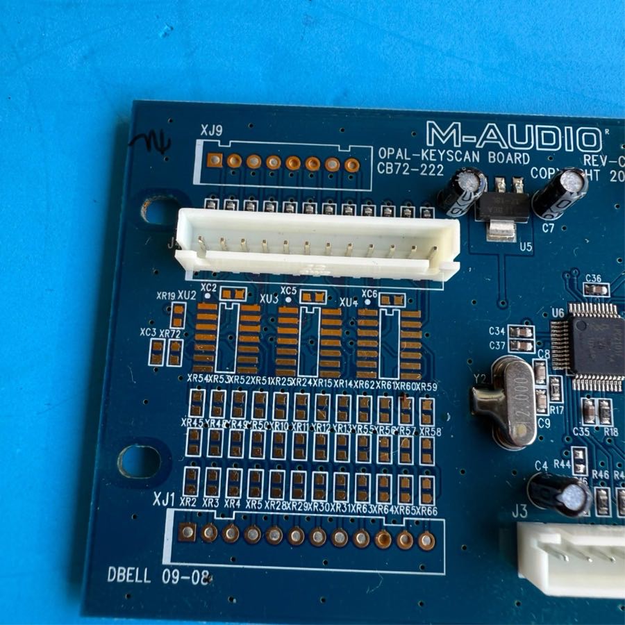 M-AUDIO AXIOM PRO 49 MIDI Controller Part: KEYSCAN PCB Circuit Board
