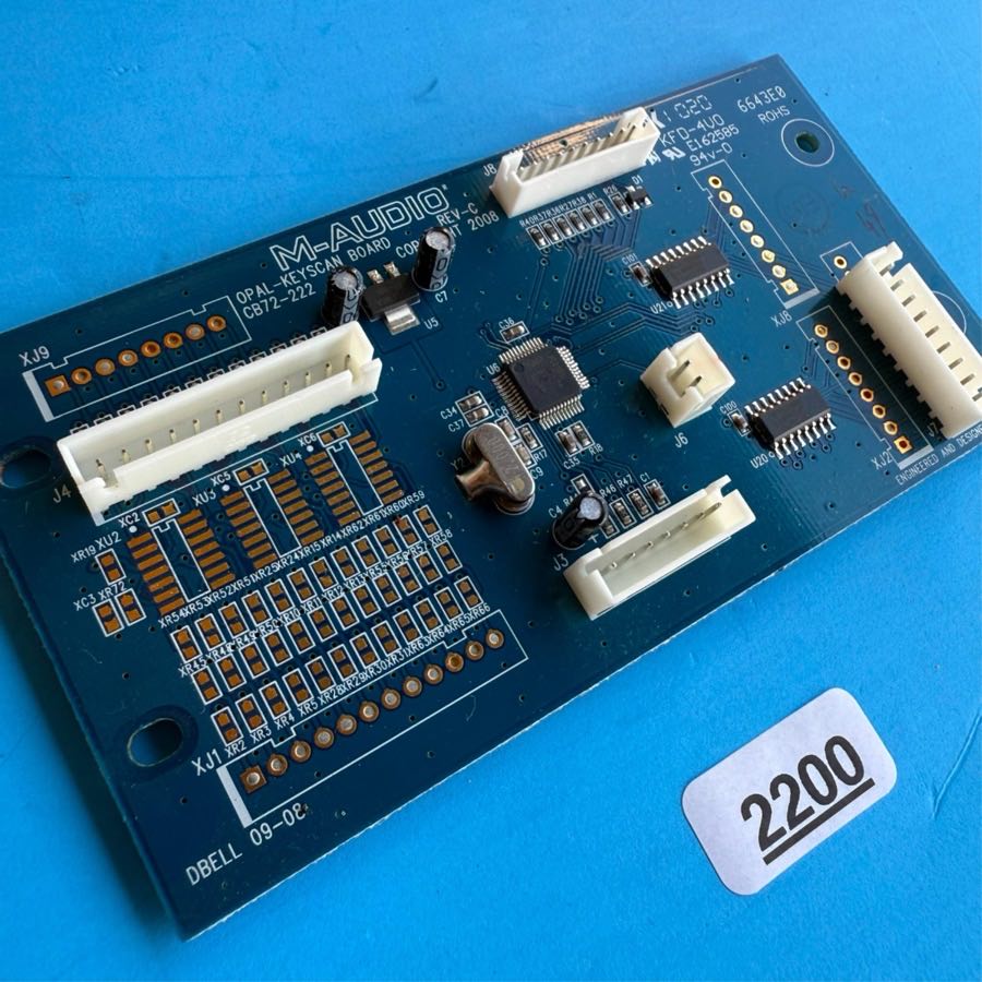 M-AUDIO AXIOM PRO 49 MIDI Controller Part: KEYSCAN PCB Circuit Board