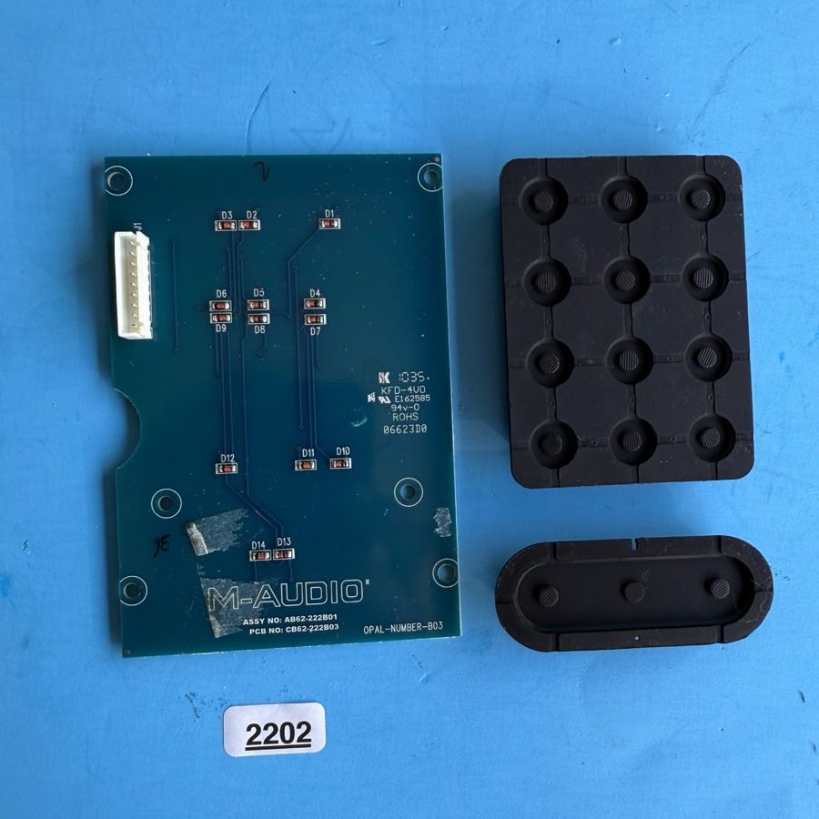 M-AUDIO AXIOM PRO 49 Keyboard MIDI Controller Part: Keypad Board & Number Pad