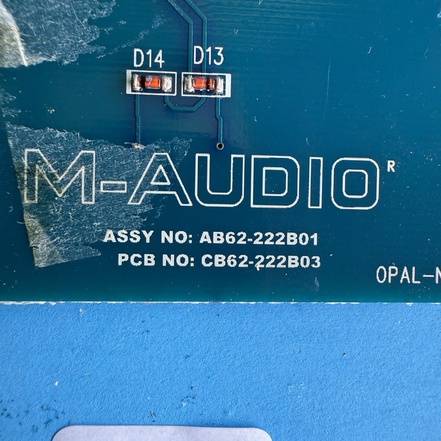 M-AUDIO AXIOM PRO 49 Keyboard MIDI Controller Part: Keypad Board & Number Pad