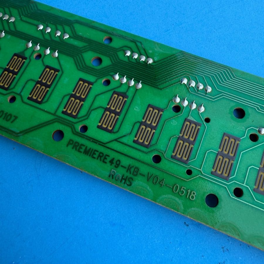 M-AUDIO AXIOM PRO 49 MIDI Controller Part: Key Contact Circuit Board PCB