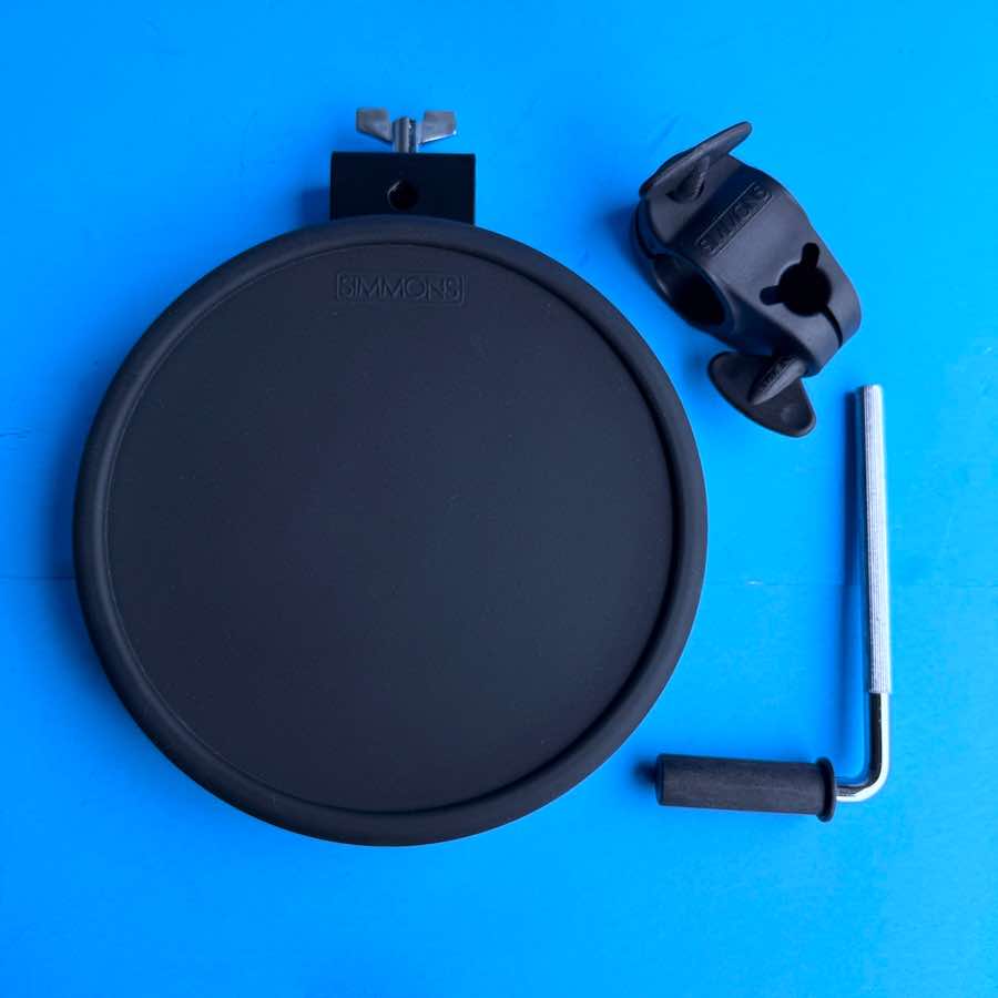 SIMMONS SD7PK Electronic Drum Part: Dual Zone Snare Pad 9" Trigger w/Clamp L-Rod