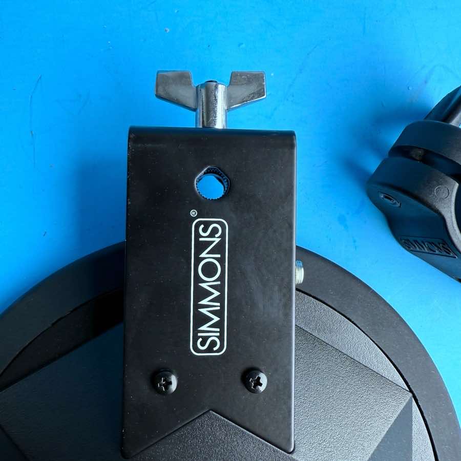 SIMMONS SD7PK Electronic Drum Part: Dual Zone Snare Pad 9" Trigger w/Clamp L-Rod