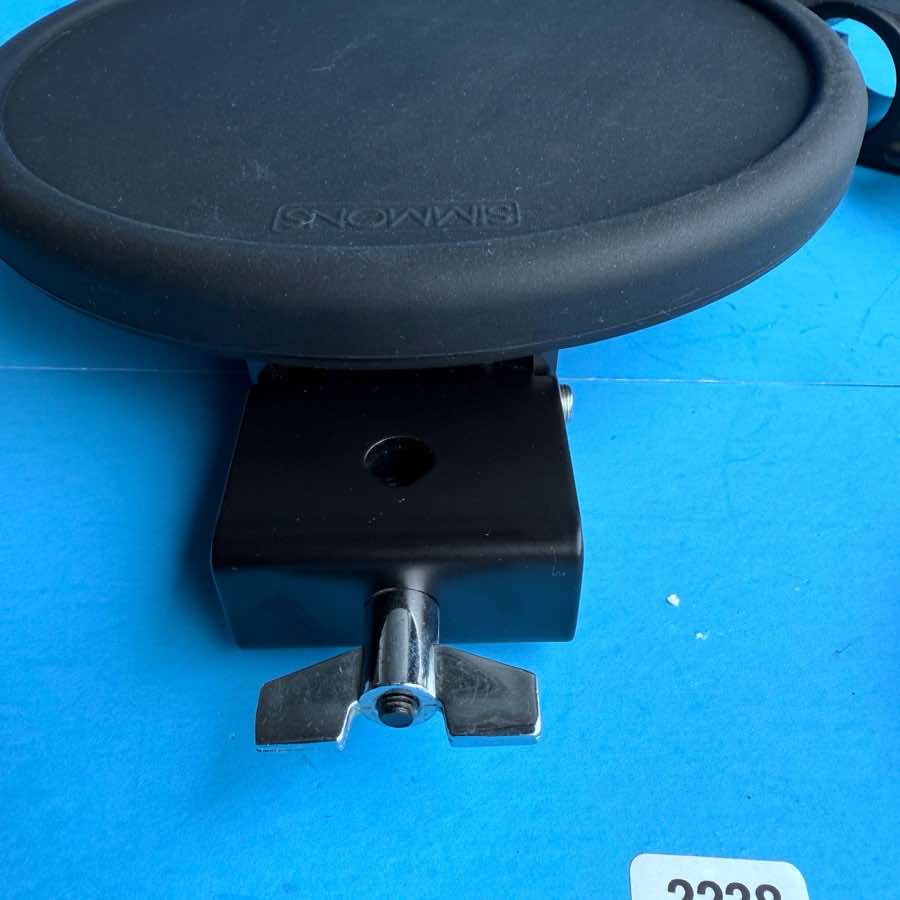 SIMMONS SD7PK Electronic Drum Part: Dual Zone Snare Pad 9" Trigger w/Clamp L-Rod