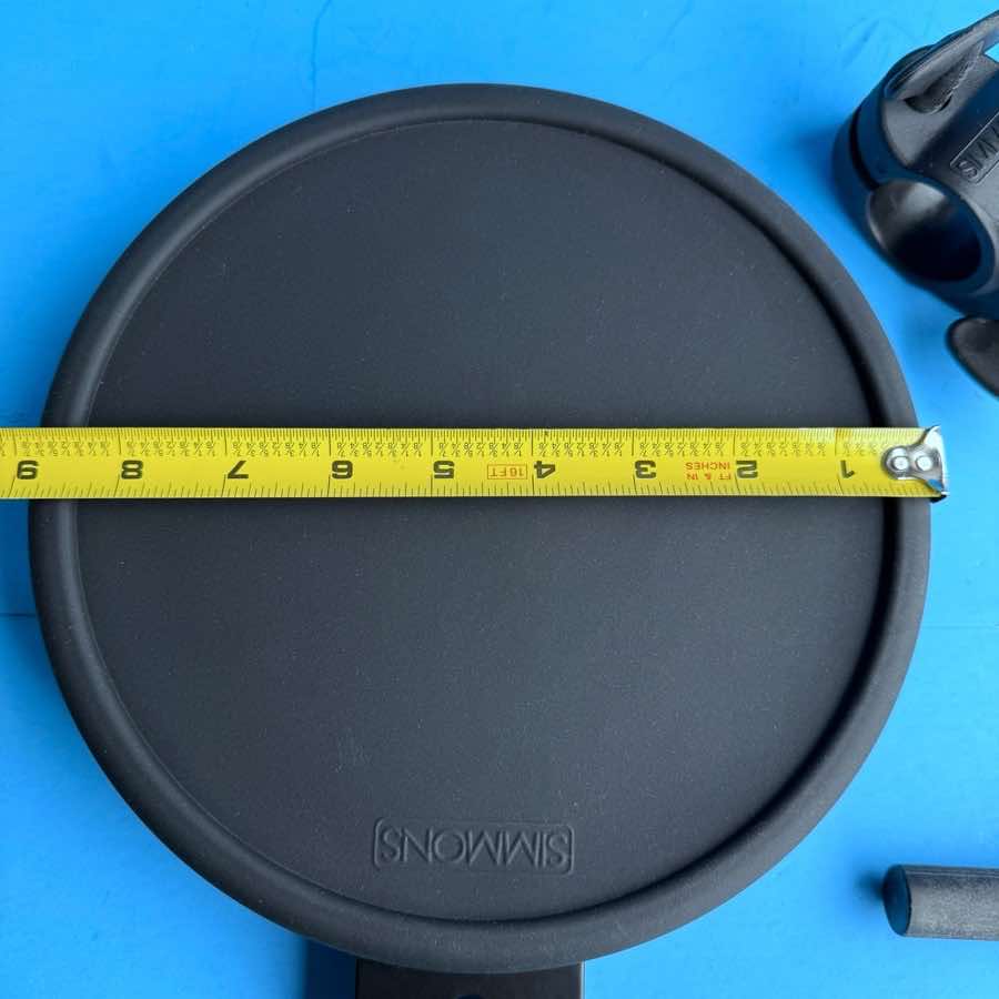 SIMMONS SD7PK Electronic Drum Part: Dual Zone Snare Pad 9" Trigger w/Clamp L-Rod
