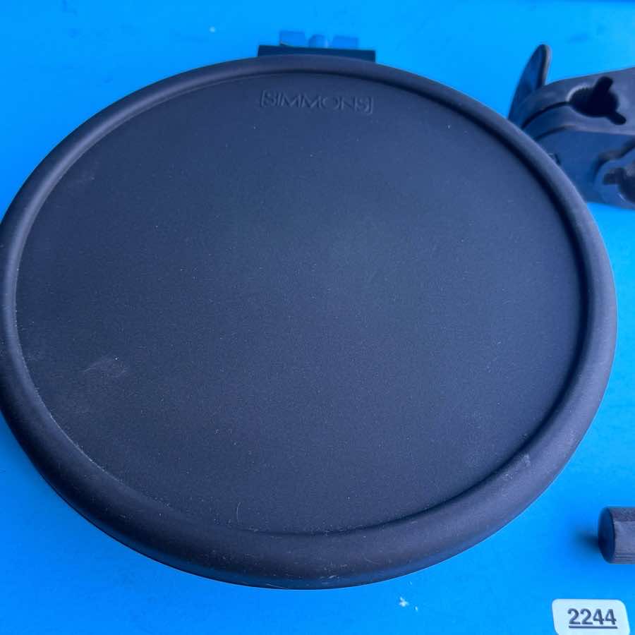 SIMMONS SD7PK Drum Part: Single Zone 9" Tom Pad Trigger w/Clamp L-Rod [V1]