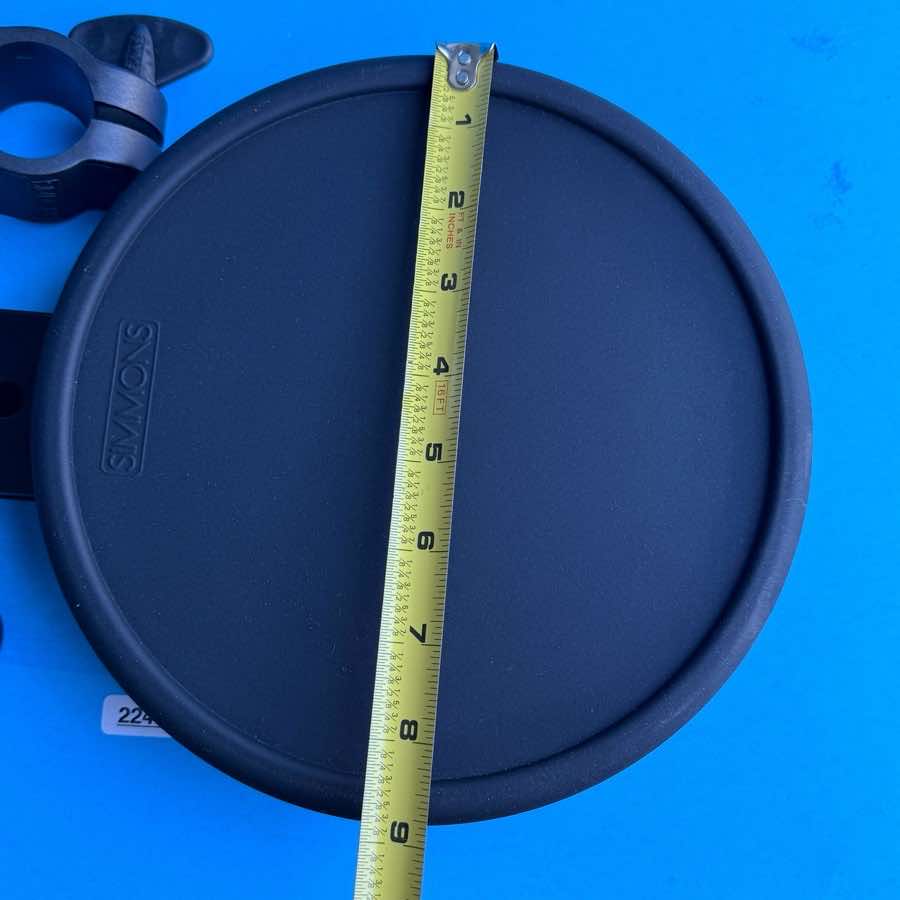 SIMMONS SD7PK Drum Part: Single Zone 9" Tom Pad Trigger w/Clamp L-Rod [V2]
