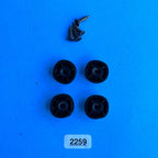 Ibanez IBZ15B Bass Guitar Amplifier Part: Rubber Foot Leg w/Screw [4PCS]