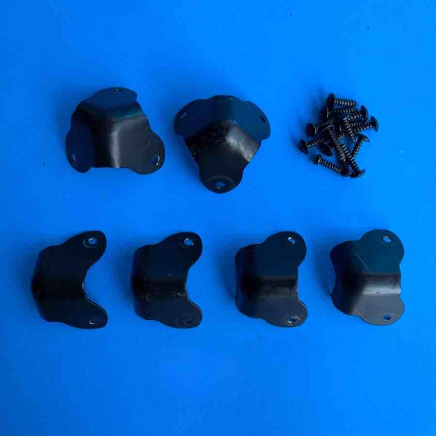 CRATE TAXI TX-15 TX-30 Guitar Amp Part: Metal Corner Cabinet Protector [6PCS]