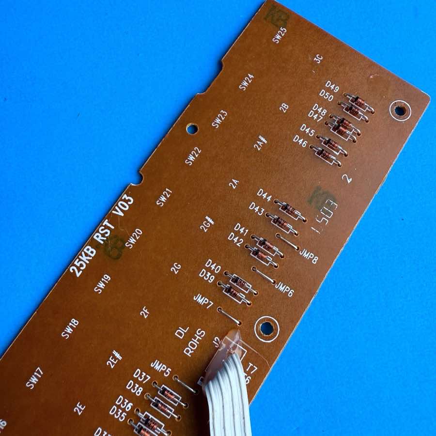NOVATION LAUNCHKEY 25 MK2 Midi Keyboard Part: Key Contact PCB Circuit Board