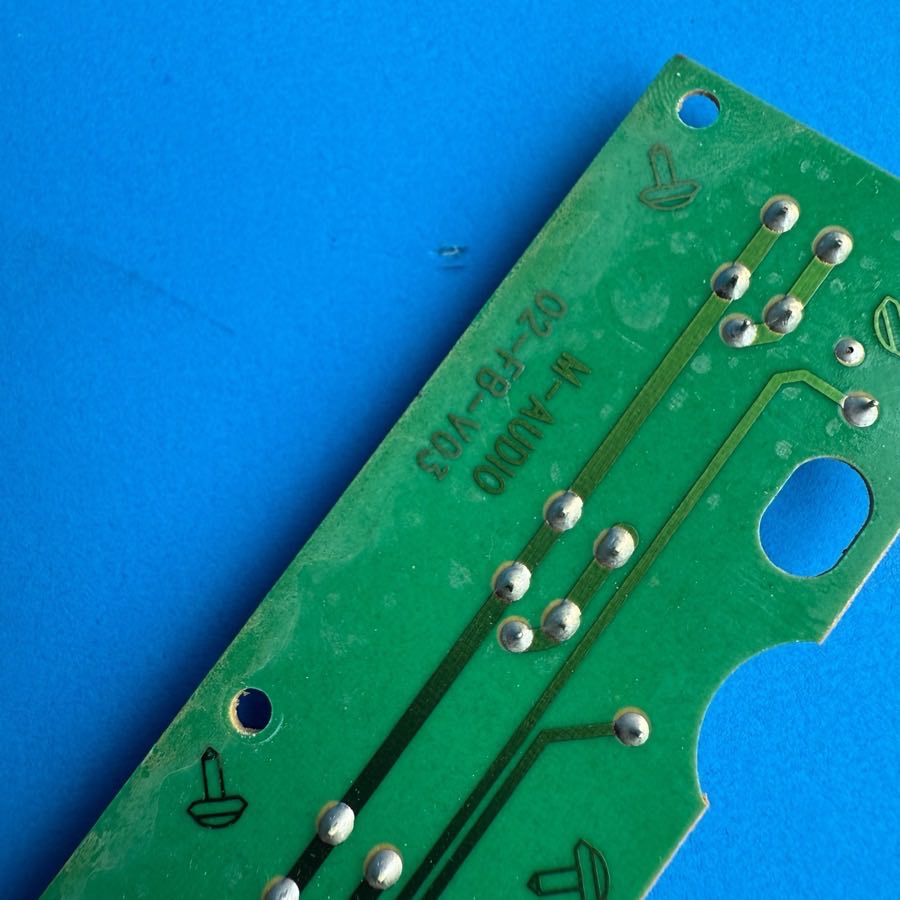 M-AUDIO O2 MIDI Controller Keyboard Part: Control Panel Button Circuit Board
