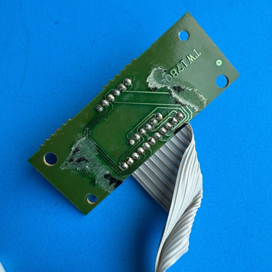 M-AUDIO O2 MIDI Controller Keyboard Part: Display Screen PCB Circuit Board