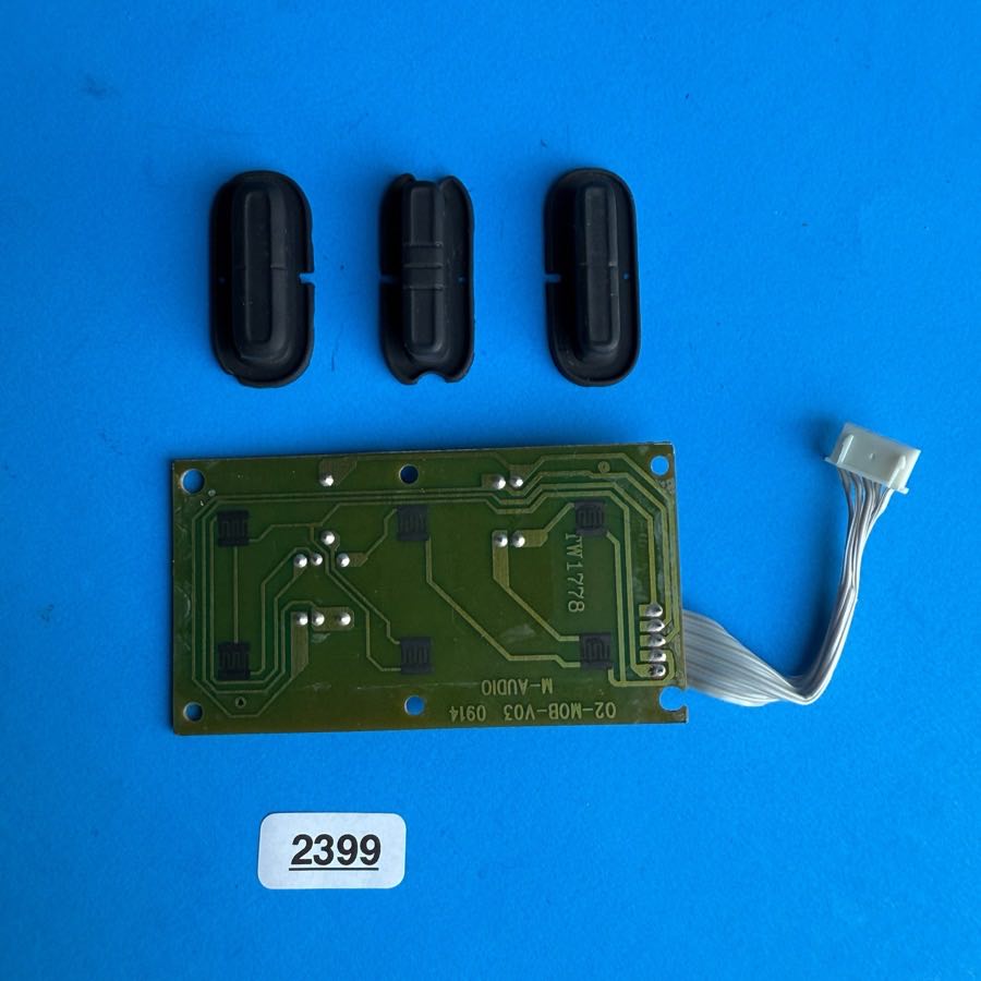 M-AUDIO O2 MIDI Controller Keyboard Part: Pitch Bend Modulation Board w/Pads