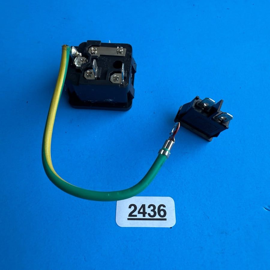 Line 6 Spider IV 15 Guitar Amplifier Part: Power Input Socket & ON/OFF Button