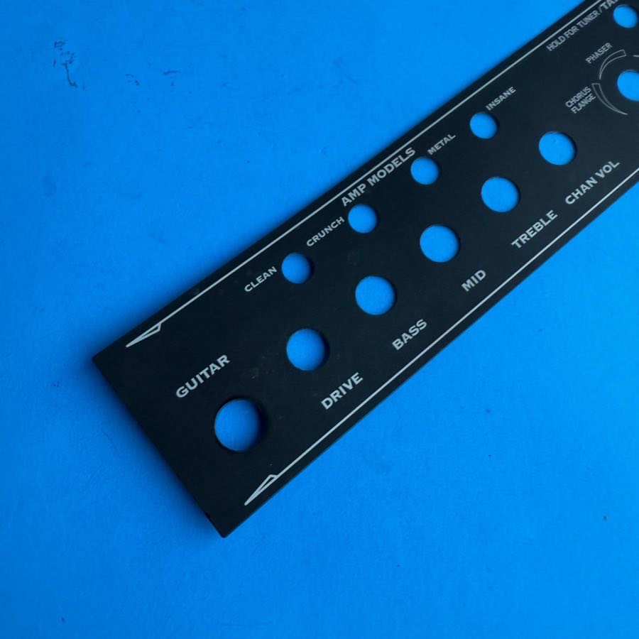 Line 6 Spider IV 15 Guitar Amplifier Part: Front Control Face Cover Sticker