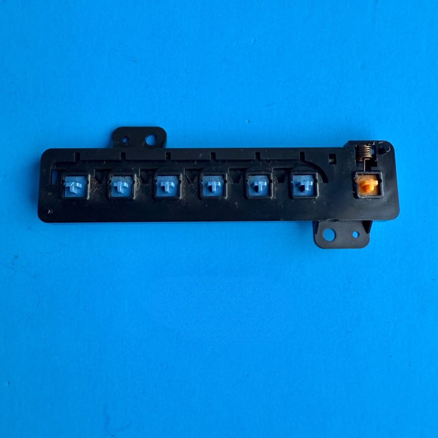 CASIO MT-100 Vintage Keyboard Part: Push Button Group Mechanism Rhythm Select