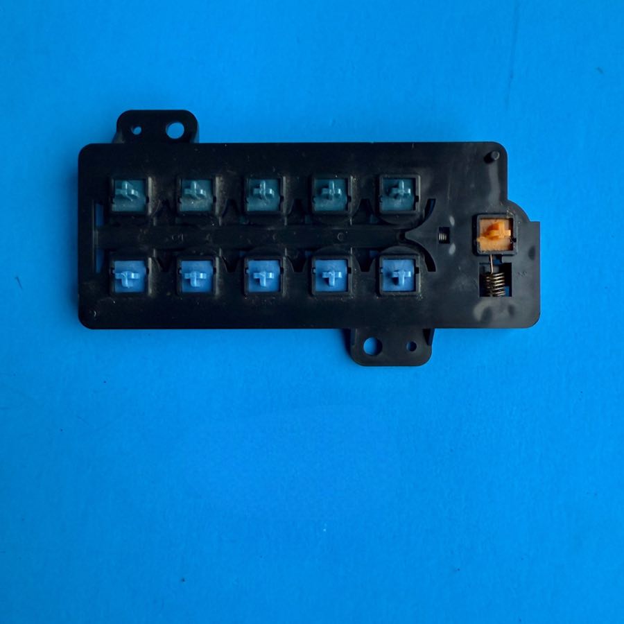 CASIO MT-100 Vintage Keyboard Part: Tone Push Button Group Mechanism