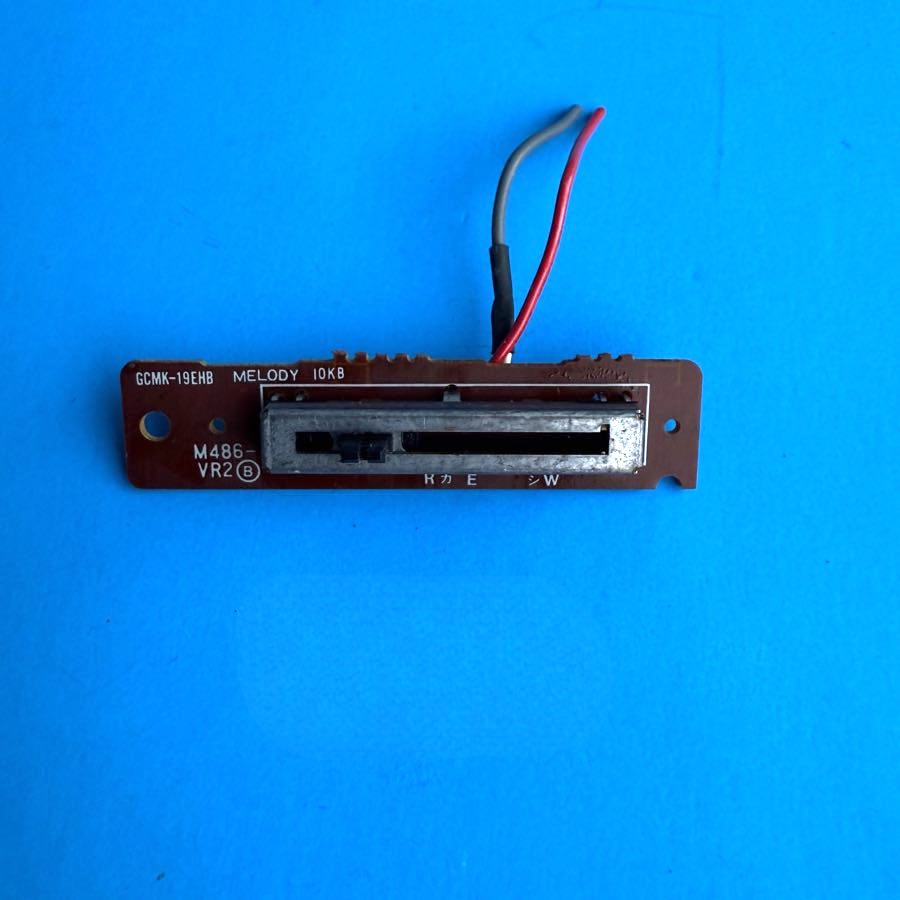 CASIO MT-100 Vintage Keyboard Part: Melody Slider Pot PCB Board [M486-VR2B]