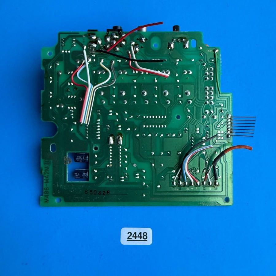 CASIO MT-100 Vintage Keyboard Part: EQ AC input Volume Fader PCB [M486-MA2M]