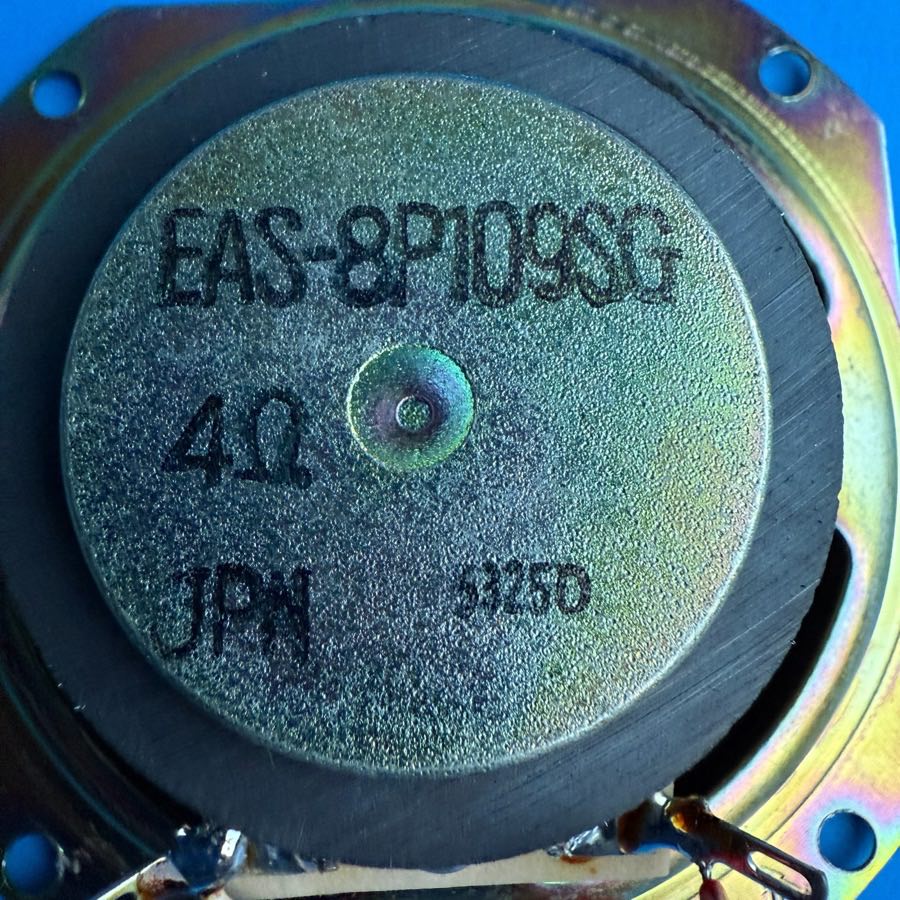 CASIO MT-100 Vintage Keyboard Part: 3" Speaker Woofer 4 Ohms [EAS-8P109SG]