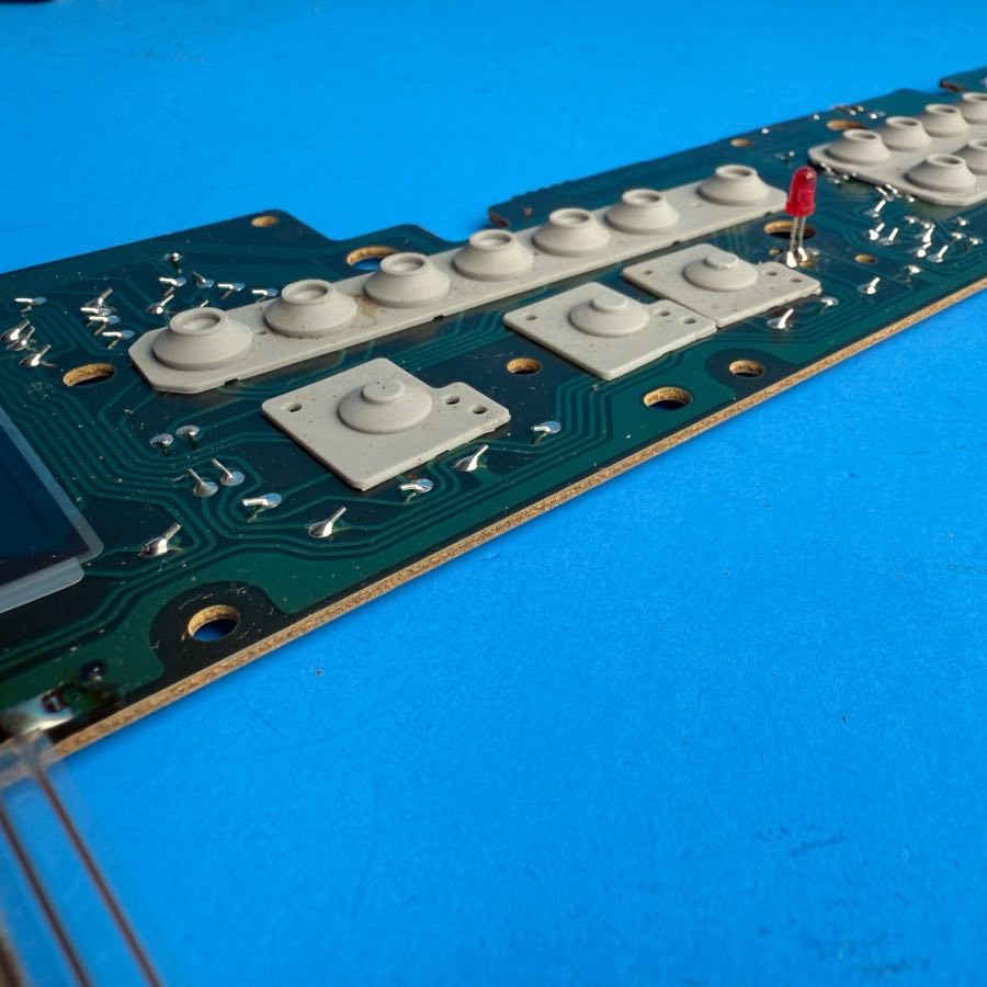 CASIO MT-100 Keyboard Part: Control Panel Contact Board w/Pads [M486-CNIM]