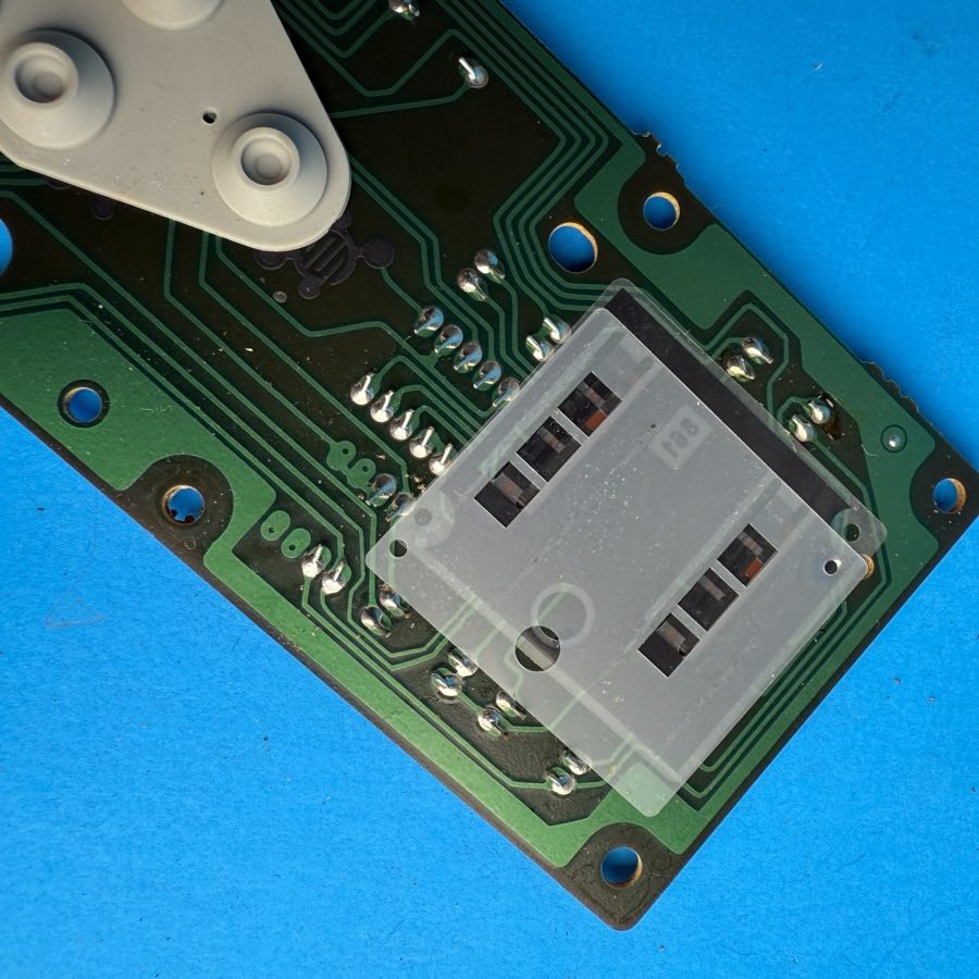CASIO MT-100 Keyboard Part: Control Panel Contact Board w/Pads [M486-CNIM]