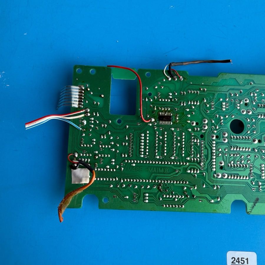 CASIO MT-100 Vintage Keyboard Part: Main Processor Board PCB [M486-MAIM]