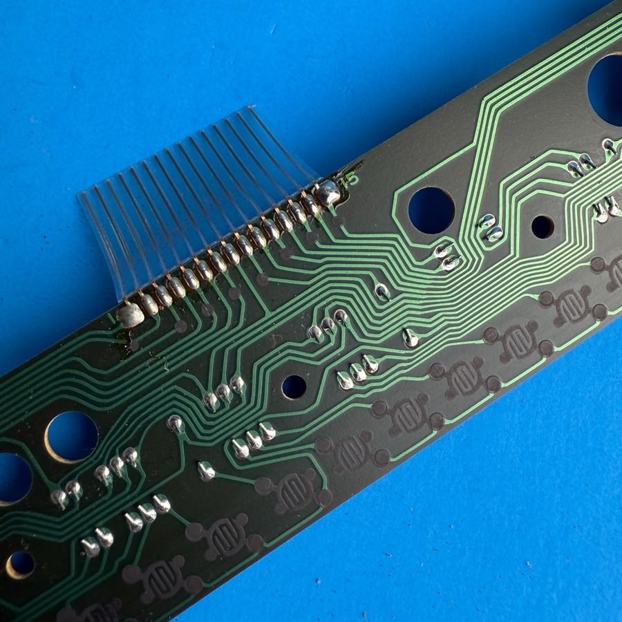 CASIO MT-100 Vintage Keyboard Part: Key Contact Board PCB [M486-KYIM]
