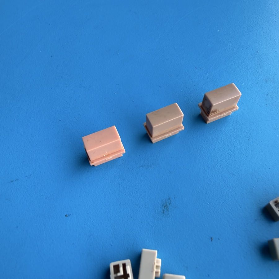CASIO MT-100 Vintage Keyboard Part: Blue Orange Gray Push Button Cover Set