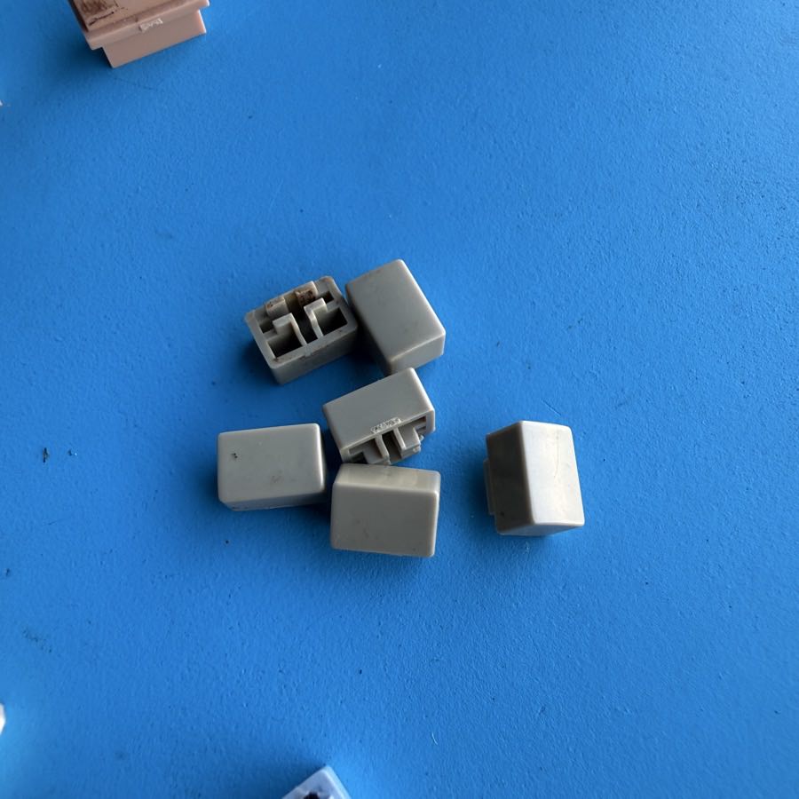 CASIO MT-100 Vintage Keyboard Part: Blue Orange Gray Push Button Cover Set