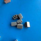 CASIO MT-100 Vintage Keyboard Part: Blue Orange Gray Push Button Cover Set