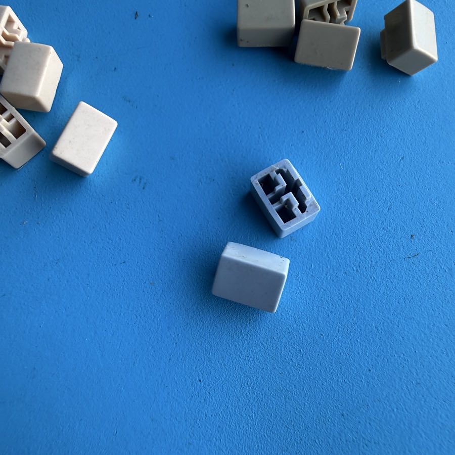 CASIO MT-100 Vintage Keyboard Part: Blue Orange Gray Push Button Cover Set