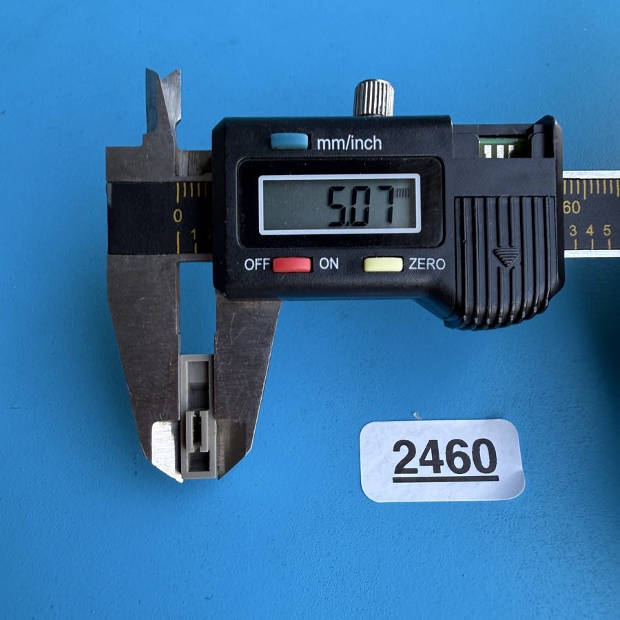 CASIO MT-100 Vintage Keyboard Part: Gray Equalizer Slider Cover Cap [2PCS]
