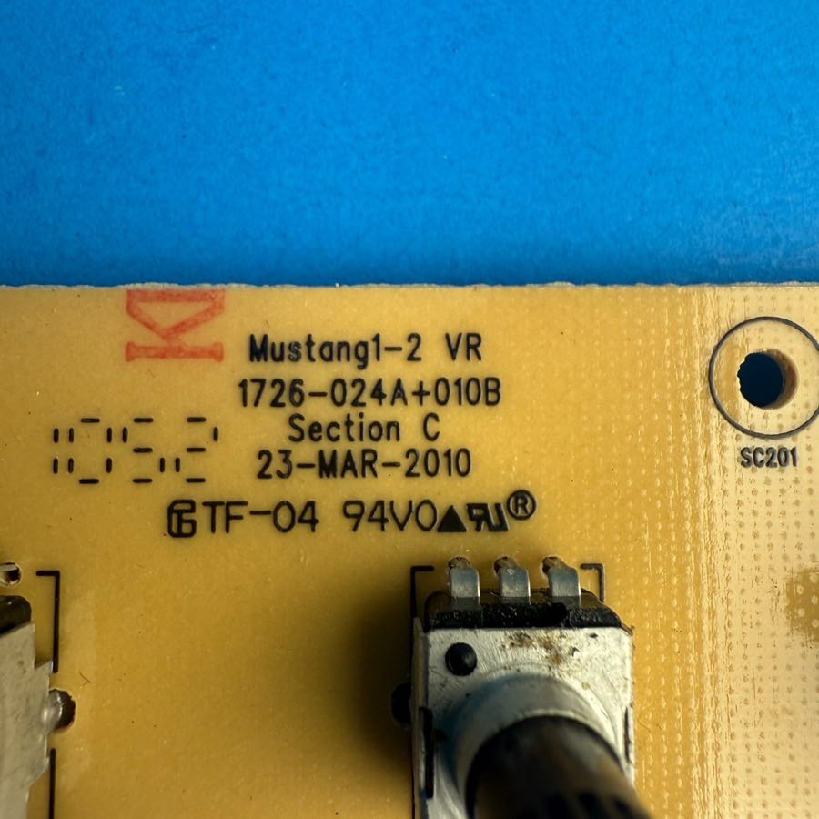 FENDER MUSTANG I Guitar Amplifier Part: Volume EQ PCB Circuit Board