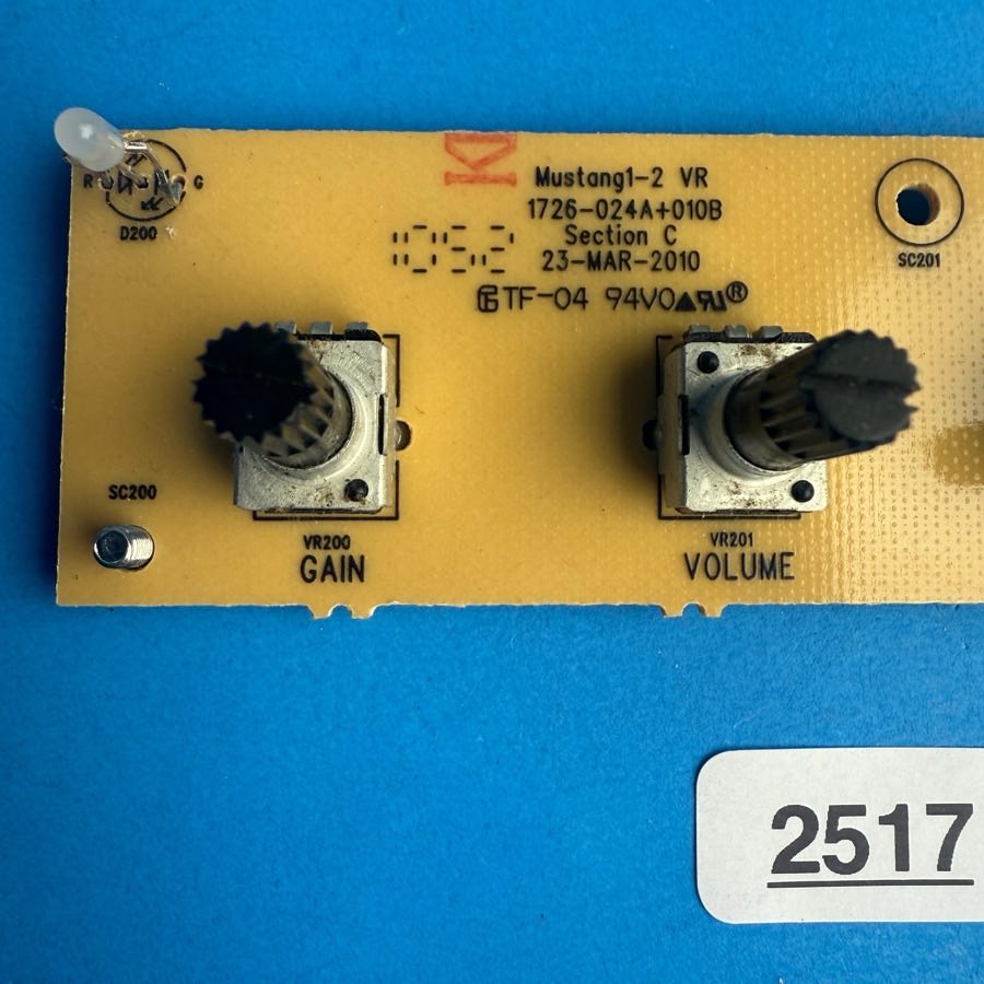 FENDER MUSTANG I Guitar Amplifier Part: Volume EQ PCB Circuit Board