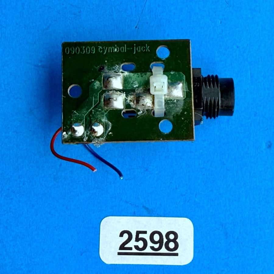 SIMMONS SD5XP SD7PK Electronic Drum Part: Single Zone Cymbal Input Jack Socket