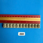 AKAI MPK Mini MK2 Midi Keyboard Part: 12-Key Conductive Pad Rubber Contact Strip