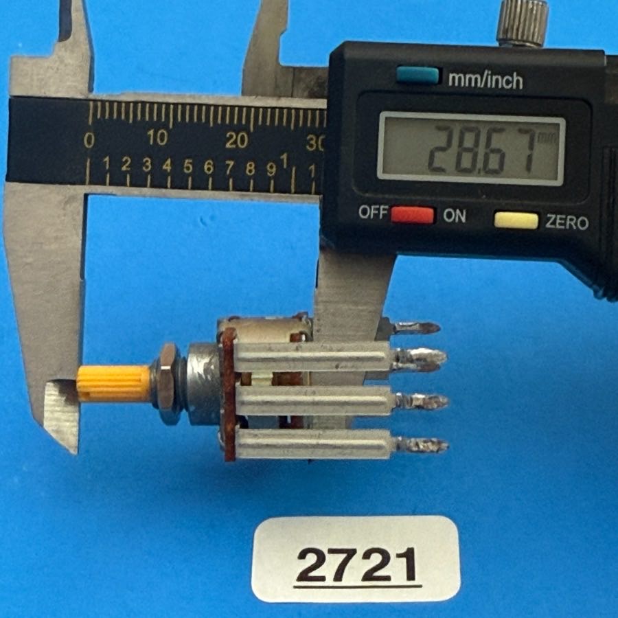 Peavey R6M Recording Monitor Part: Potentiometer 100KC Dual Gang 6-Pin Pot