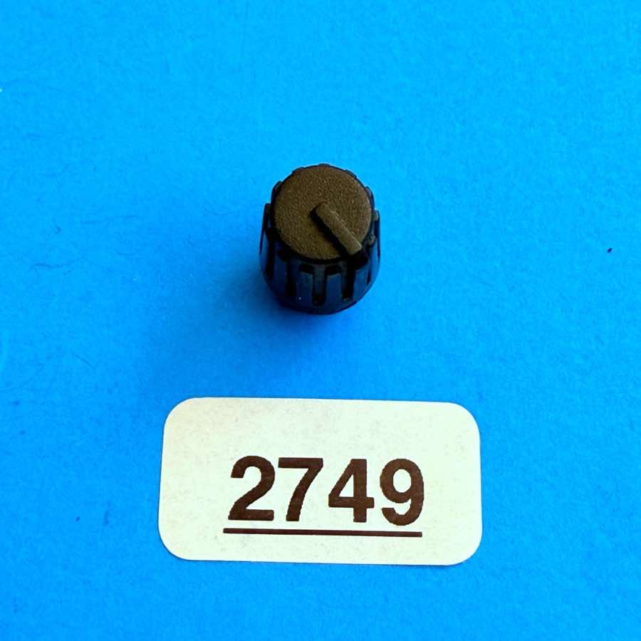 BEHRINGER Eurorack UB2222FX Mixer Part: Gain Small Black Knob Cap [2PCS]