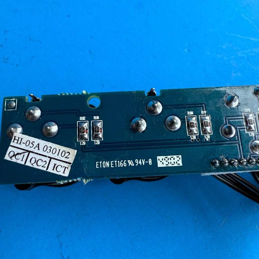 BEHRINGER Eurorack UB2222FX-PRO Part: Main Outputs XLR Channel Inserts Board