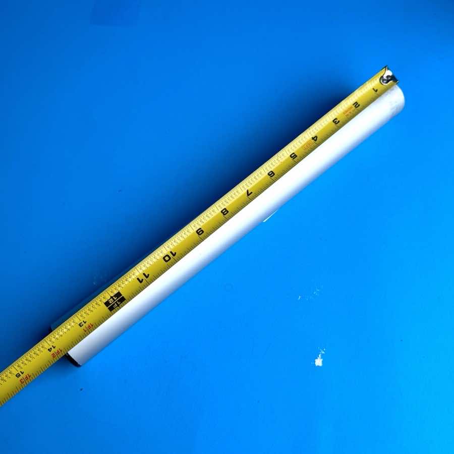 SIMMONS SD5XP Electronic Drum Part: Frame Gray Metal Tube w/ End Cap [14"x1.5"]