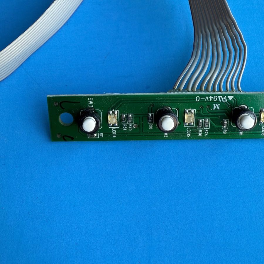 M-AUDIO AXIOM AIR 49 MIDI Controller Part: Drumkey Roll Bank Switch PCB Board