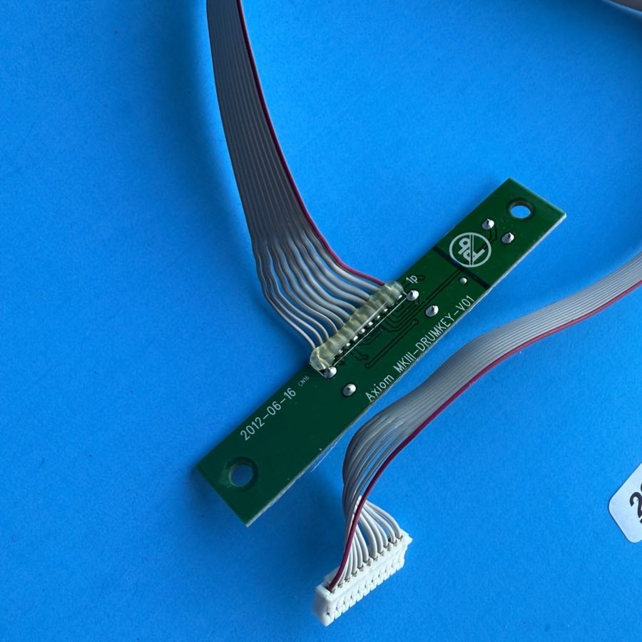 M-AUDIO AXIOM AIR 49 MIDI Controller Part: Drumkey Roll Bank Switch PCB Board