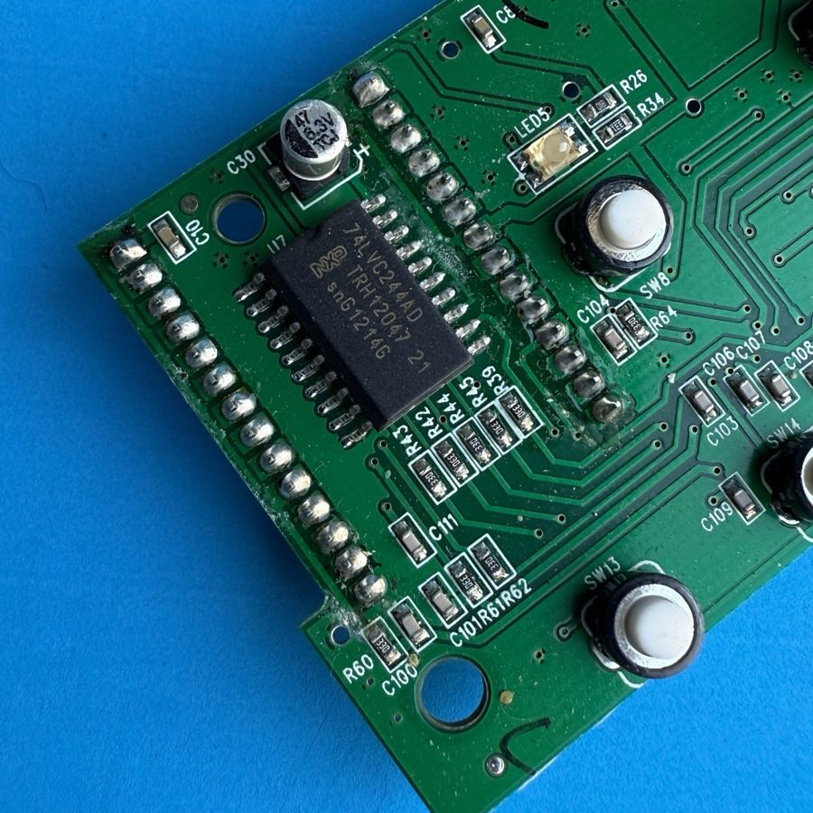 M-AUDIO AXIOM AIR 49 MIDI Keyboard Part: Transport Button Play Stop Switch Board