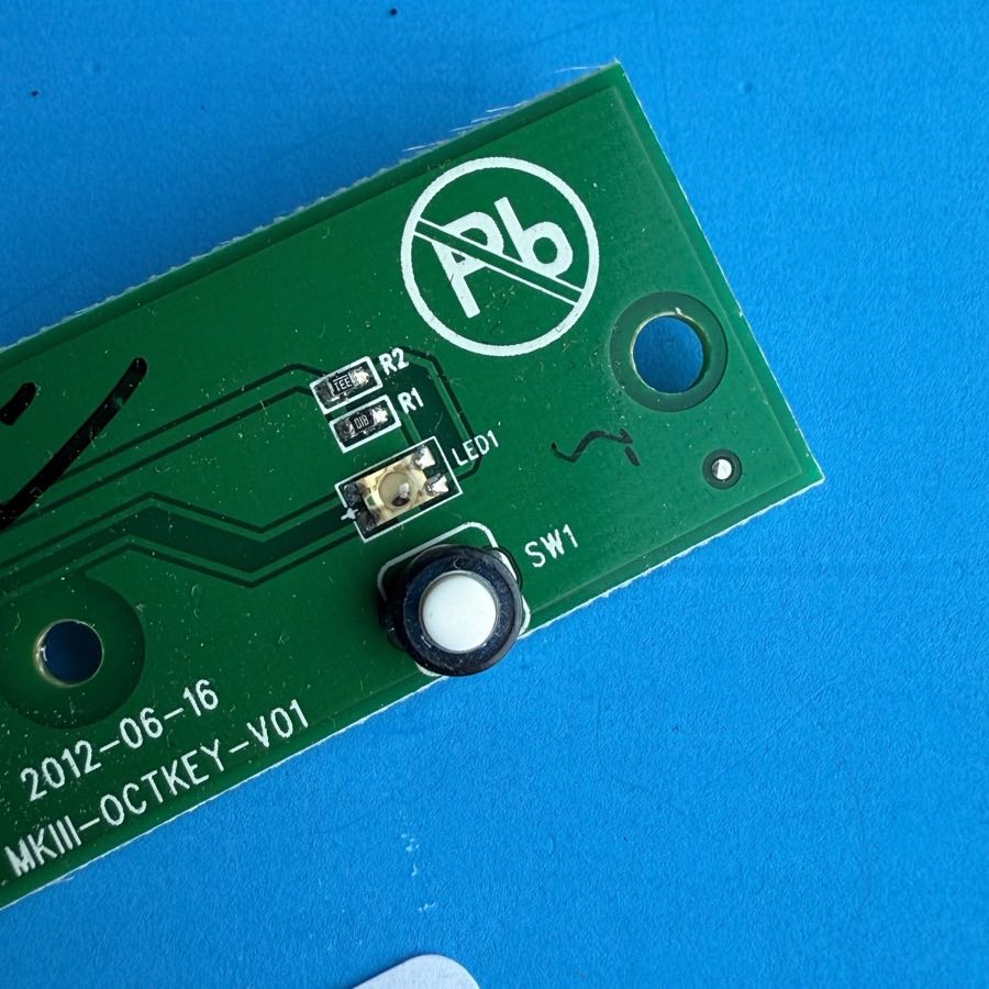 M-AUDIO AXIOM AIR 49 MIDI Controller Part: OCTKEY Octave Key Switch PCB Board