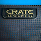 CRATE CA30D Guitar Amplifier Part: Metal Speaker Cover Grille w/Emblem Logo