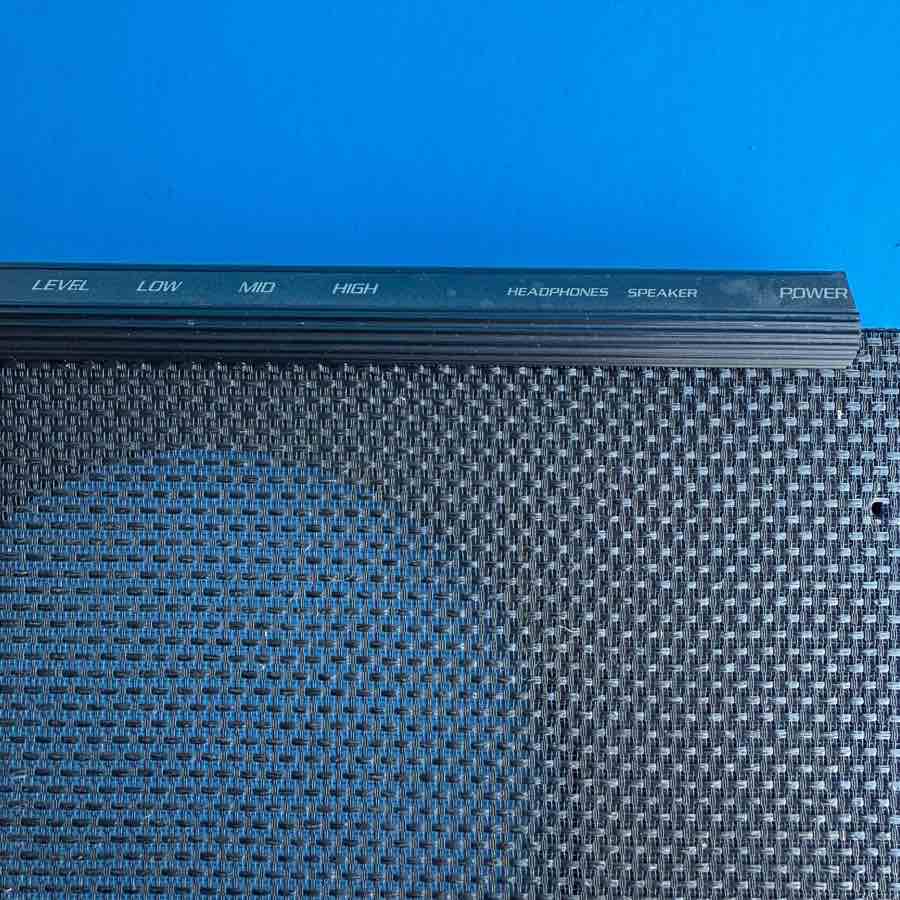 CRATE GX-15 Guitar Amplifier Part: Front Speaker Cover Mesh Grille