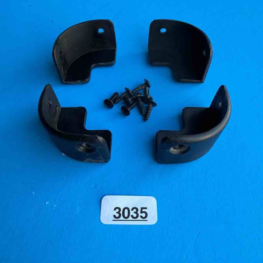 CRATE GX-15 Guitar Amplifier Part: Rear Corner Protector w/ Screws [4PCS]