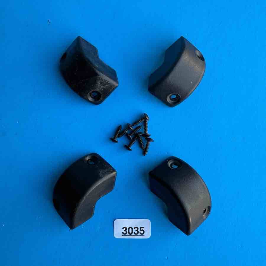 CRATE GX-15 Guitar Amplifier Part: Rear Corner Protector w/ Screws [4PCS]