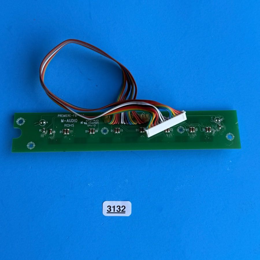 M-AUDIO Axiom 49 MIDI Keyboard Part: Function Buttons PCB Contact Board